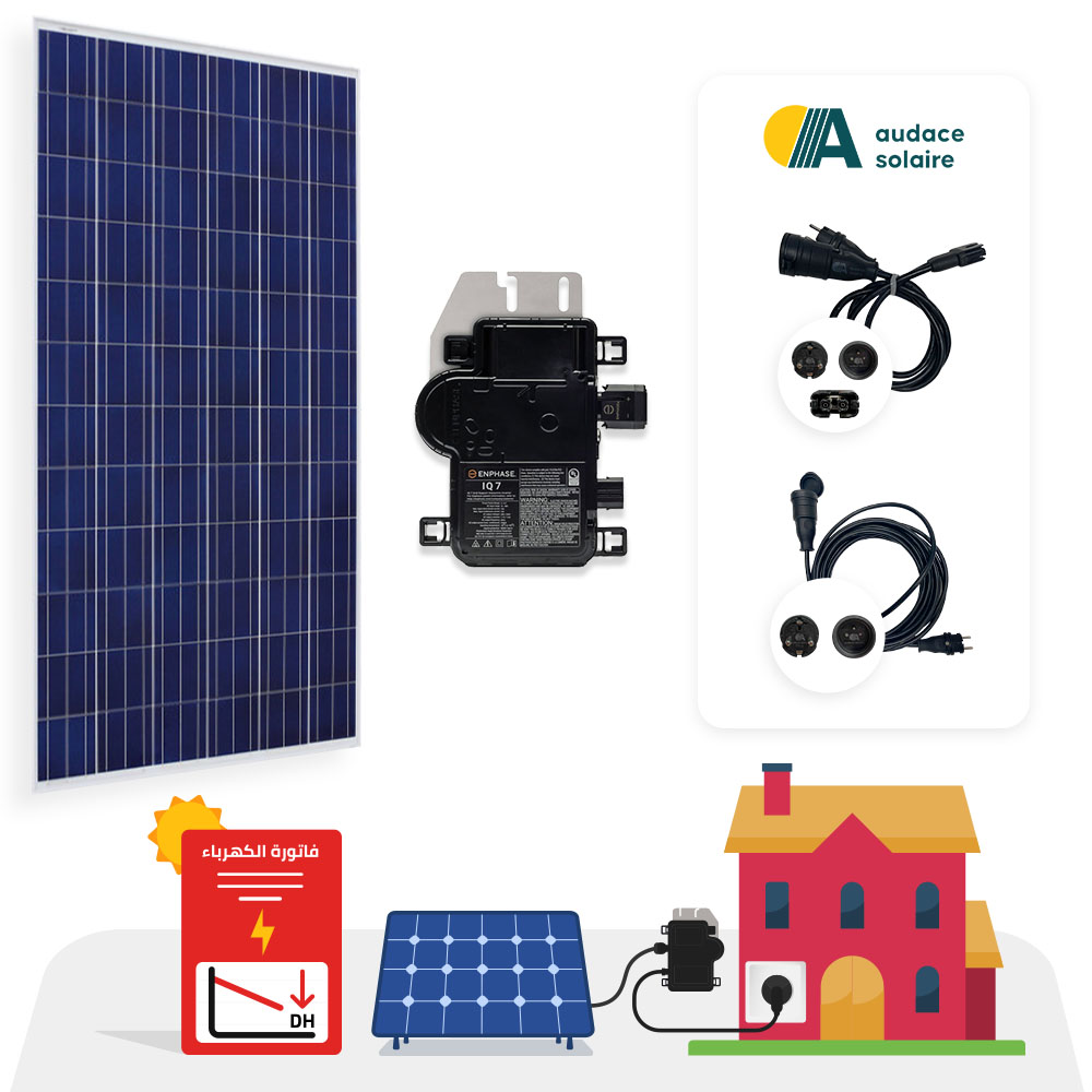 Kit Solaire Autoconsommation ENPHASE CP TECH MAROC